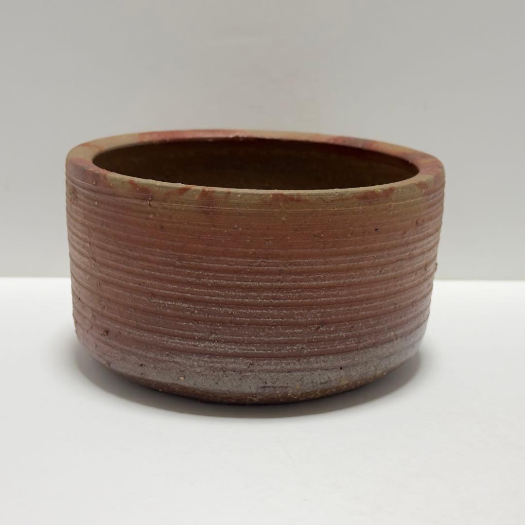 茶道具 伊勢崎満 備前焼 建水 共箱 茶道