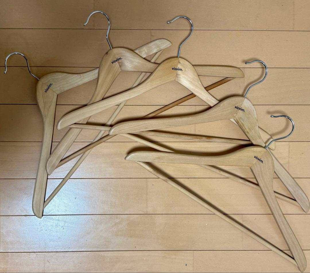 visvim木製　ハンガー　ビズビム　ヴィズビム　小物　ウッドハンガー
