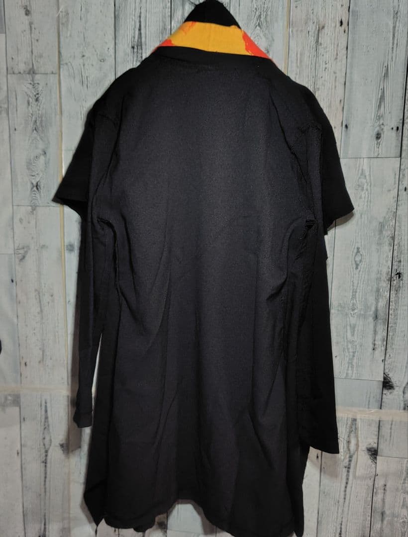 ブンブンジャー×h.NAOTO ブンオレンジ 振騎玄蕃 レイヤードカーディガン