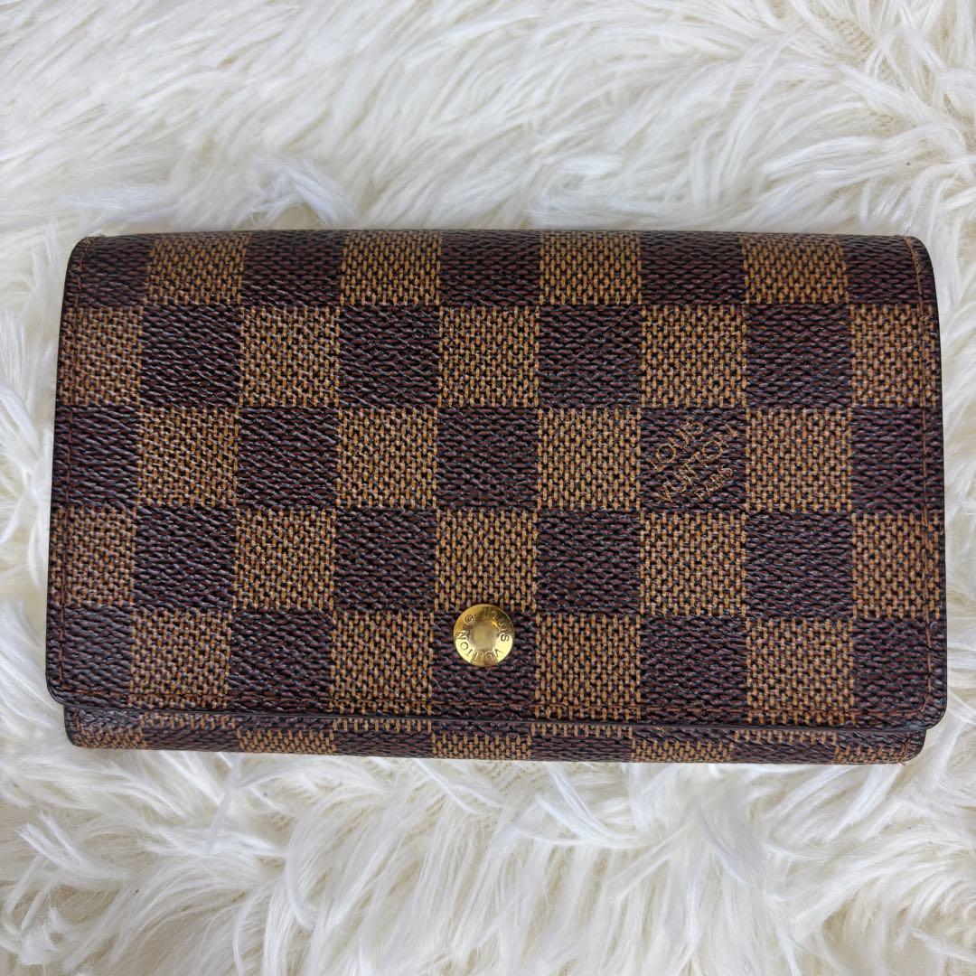極美品✨ルイヴィトン ダミエ ポルトフォイユ トレゾール L字財布 ユニセックス