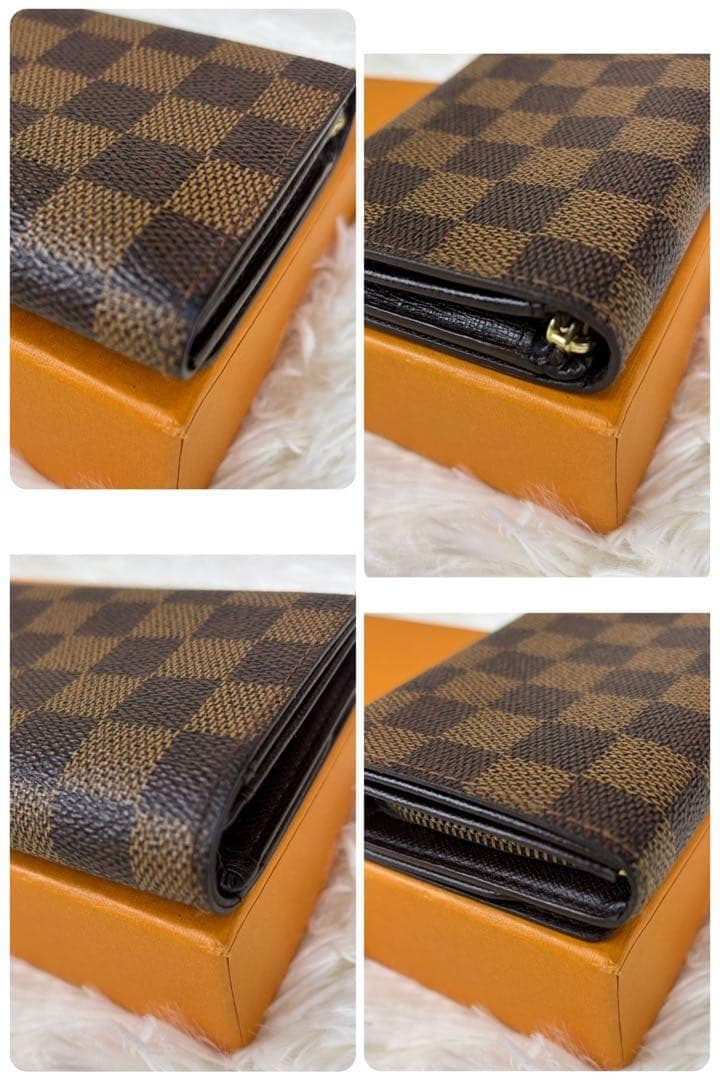 極美品✨ルイヴィトン ダミエ ポルトフォイユ トレゾール L字財布 ユニセックス