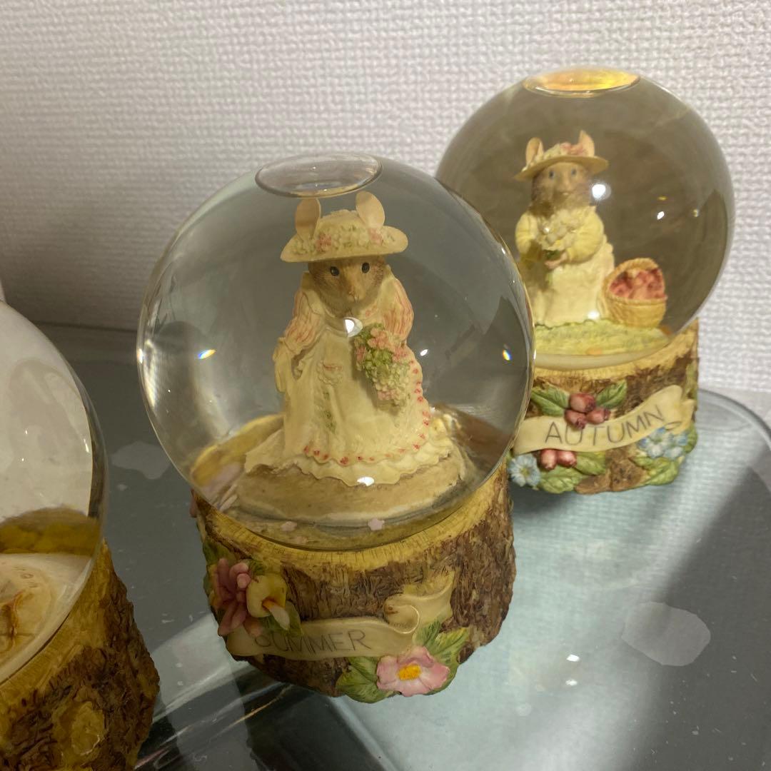 1989 エネスコ　ブランブリーヘッジ スノードーム　スノーグローブ　オータム