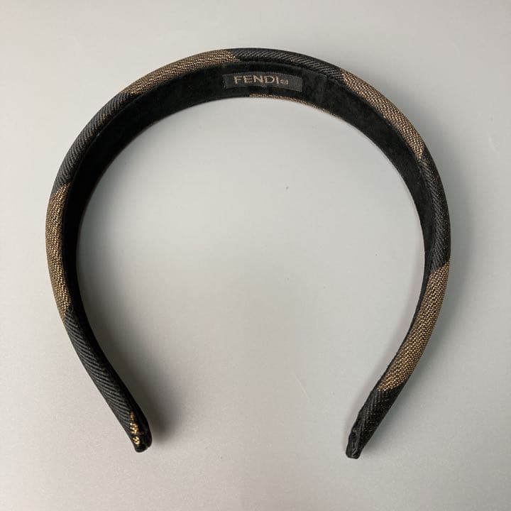 FENDI フェンディ カチューシャ ペカン柄 ヘアアクセサリー