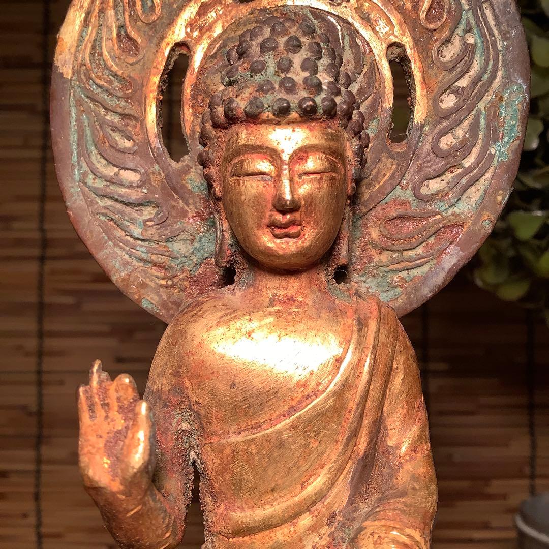 朝鮮・三国時代「秘仏・阿弥陀如来坐像」高句麗・百済・新羅・寺院仏閣・鍍金銅仏