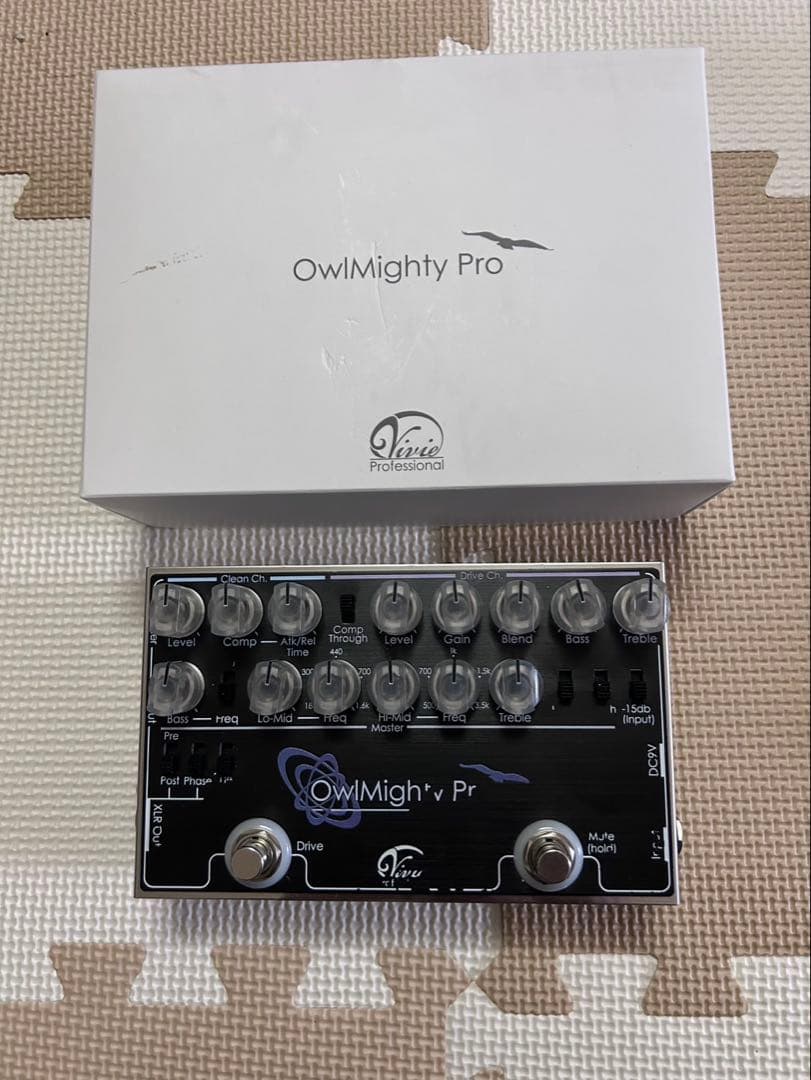 廃盤・生産終了　Vivie OwlMighty Pro ベースプリアンプ