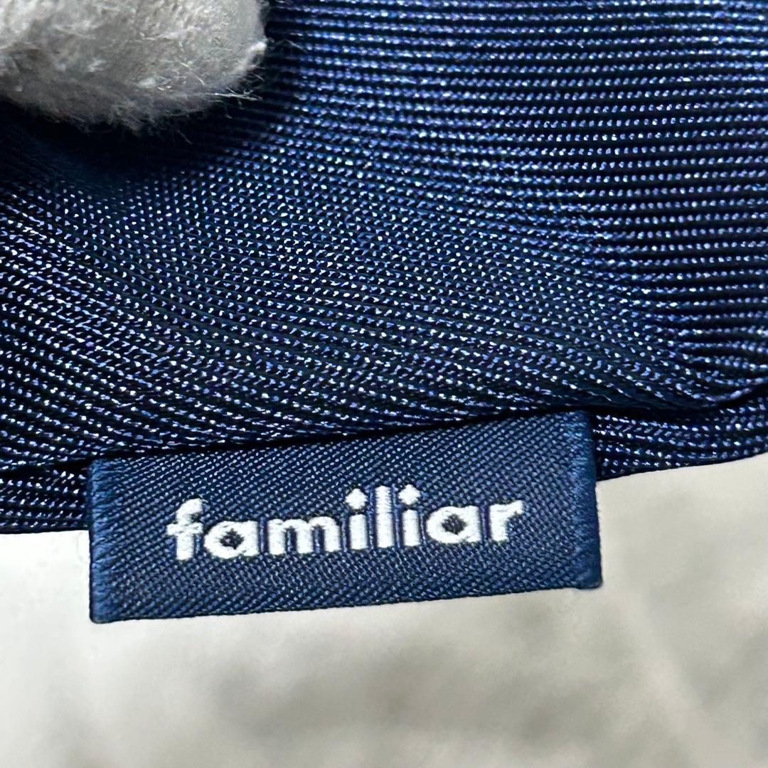 【新品未使用✨タグ付き/ダンロップコラボ】ファミリア　ショルダーバッグ　ネイビー