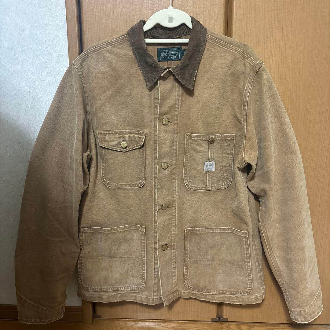 ラルフローレン　ポロカントリー　カバーオール　ワークジャケット M