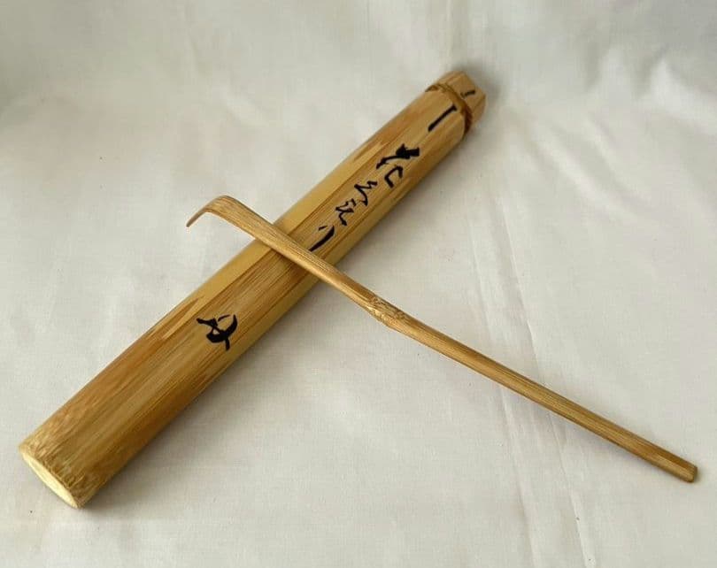 茶杓 2本セット 銘『花曇り』銘『深山路』 大徳寺 龍源院 細合喝堂和尚 茶道具