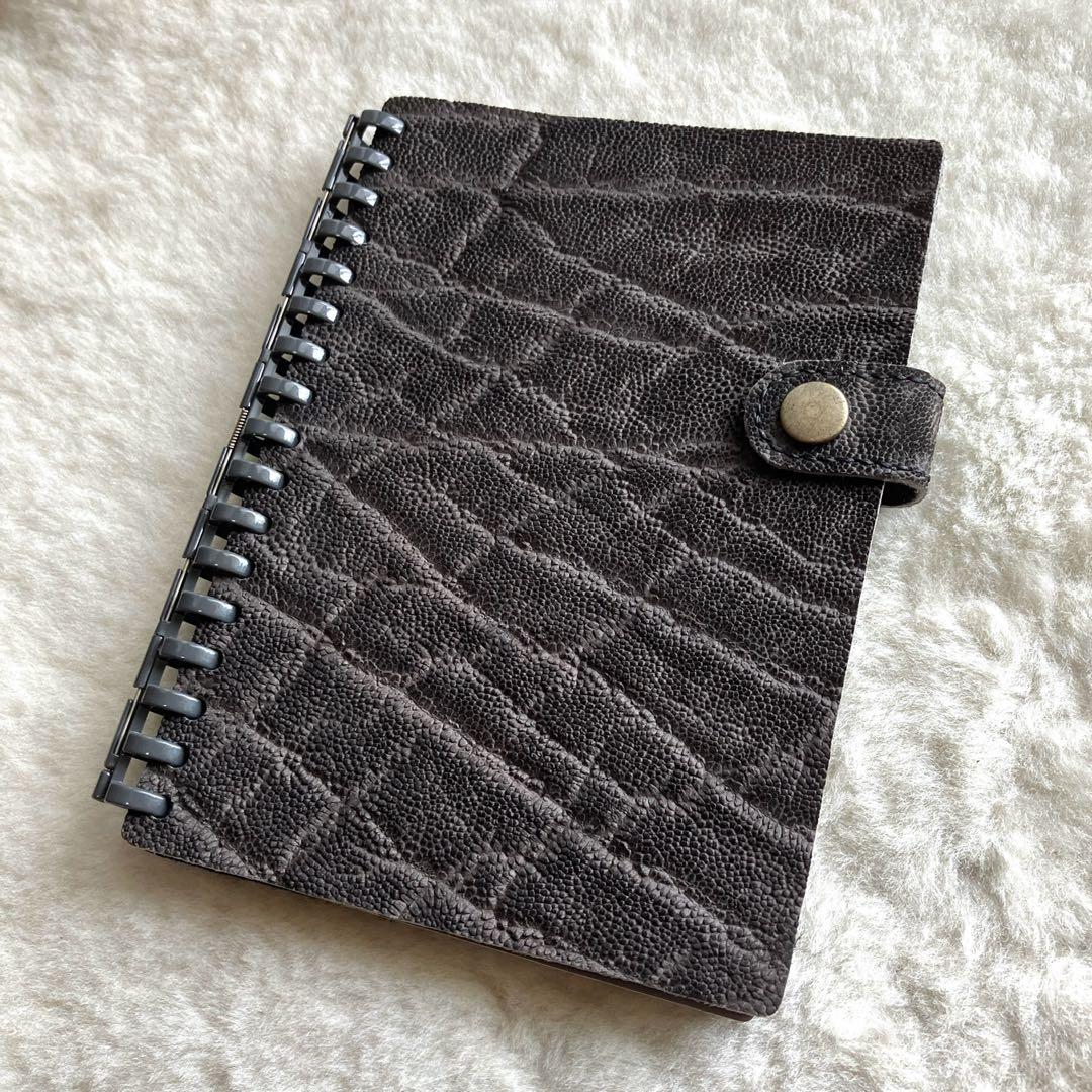 象革 エレファントレザー A6リング開閉式ノート ＋ 消しゴムケース セット