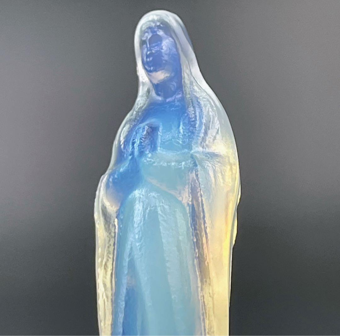 【美品】Sabino サビノ オパールセント 聖母 マリア像 ぺーパーウェイト