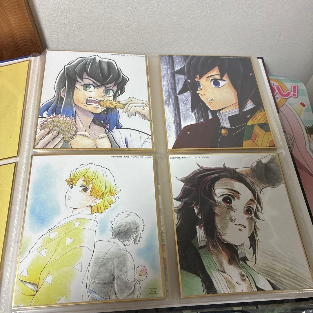 鬼滅の刃 全集中展 複製色紙拾集帳　複製ミニ色紙 壱 弍 参 肆 伍　フルコンプ