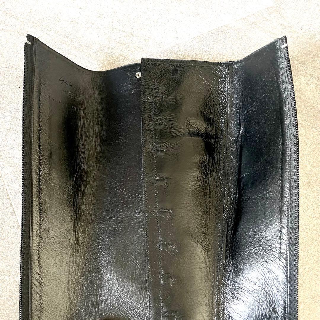 美品★ヨウジ　ヤマモト　レッグカバー　ブーツカバー　レザー