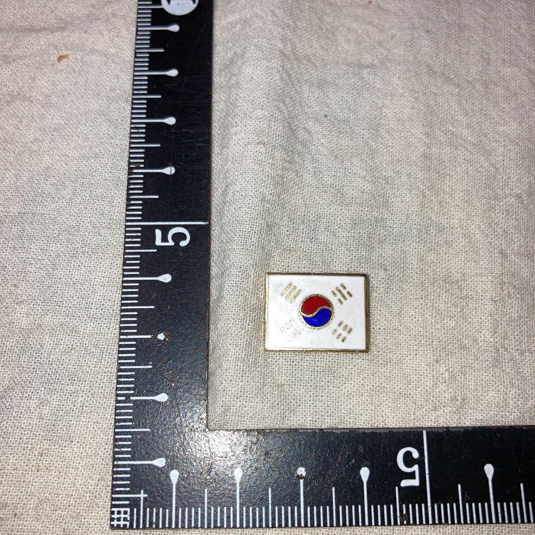 バッジ　韓国　国旗　KOREA