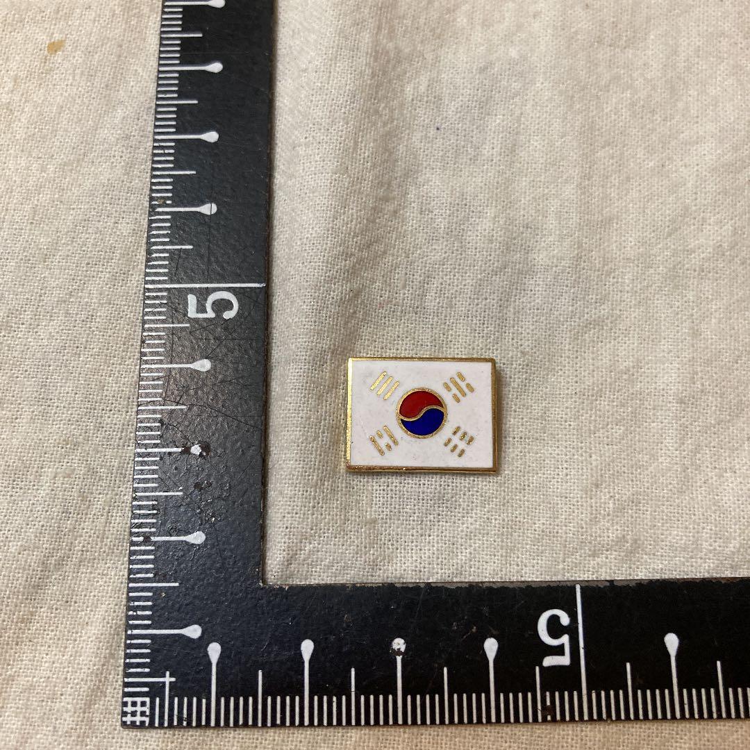 バッジ　韓国　国旗　KOREA