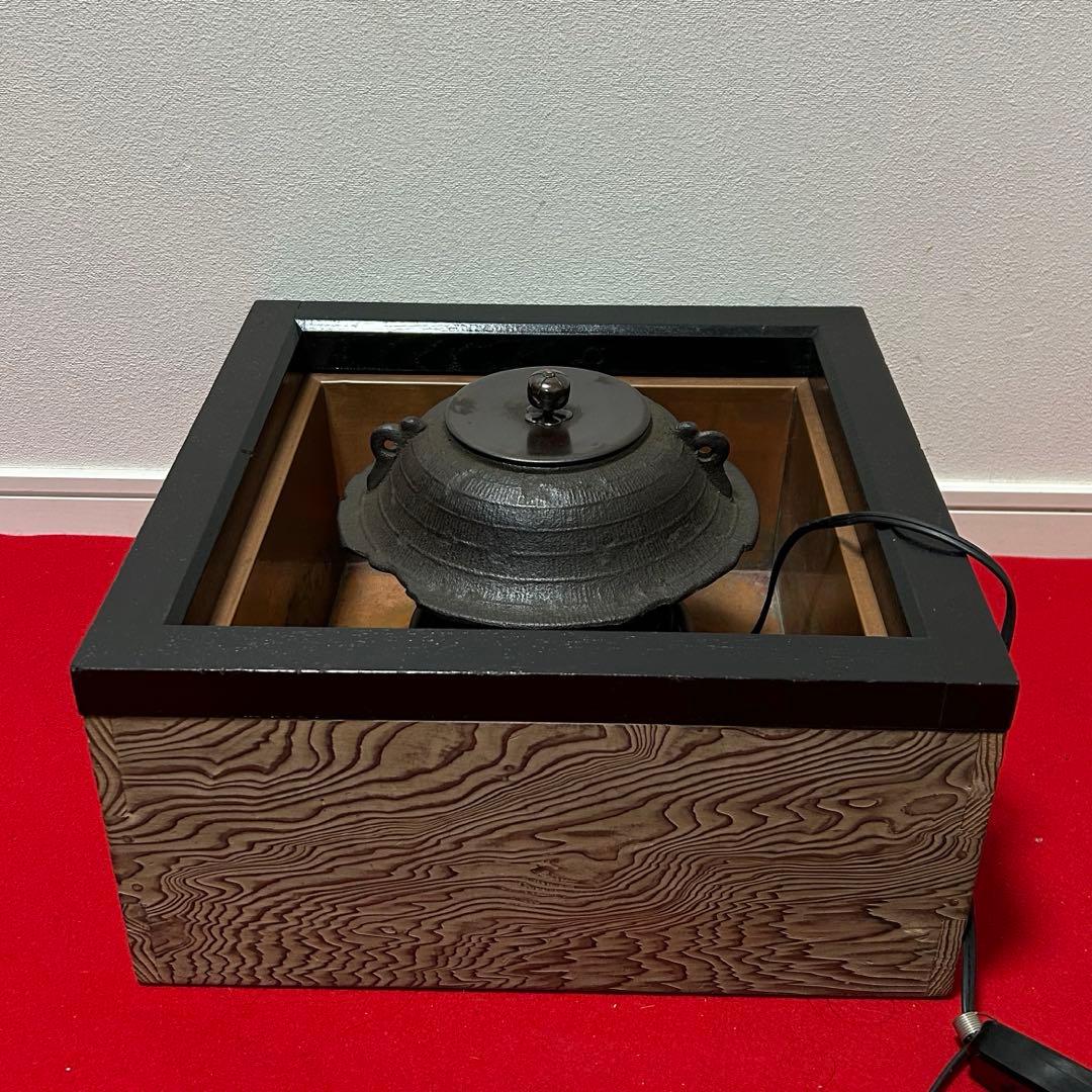 置炉セット　茶道具懐石茶箱鵬雲斎坐忘斎淡々斎即中斎七事式而妙斎香合水指棗茶碗
