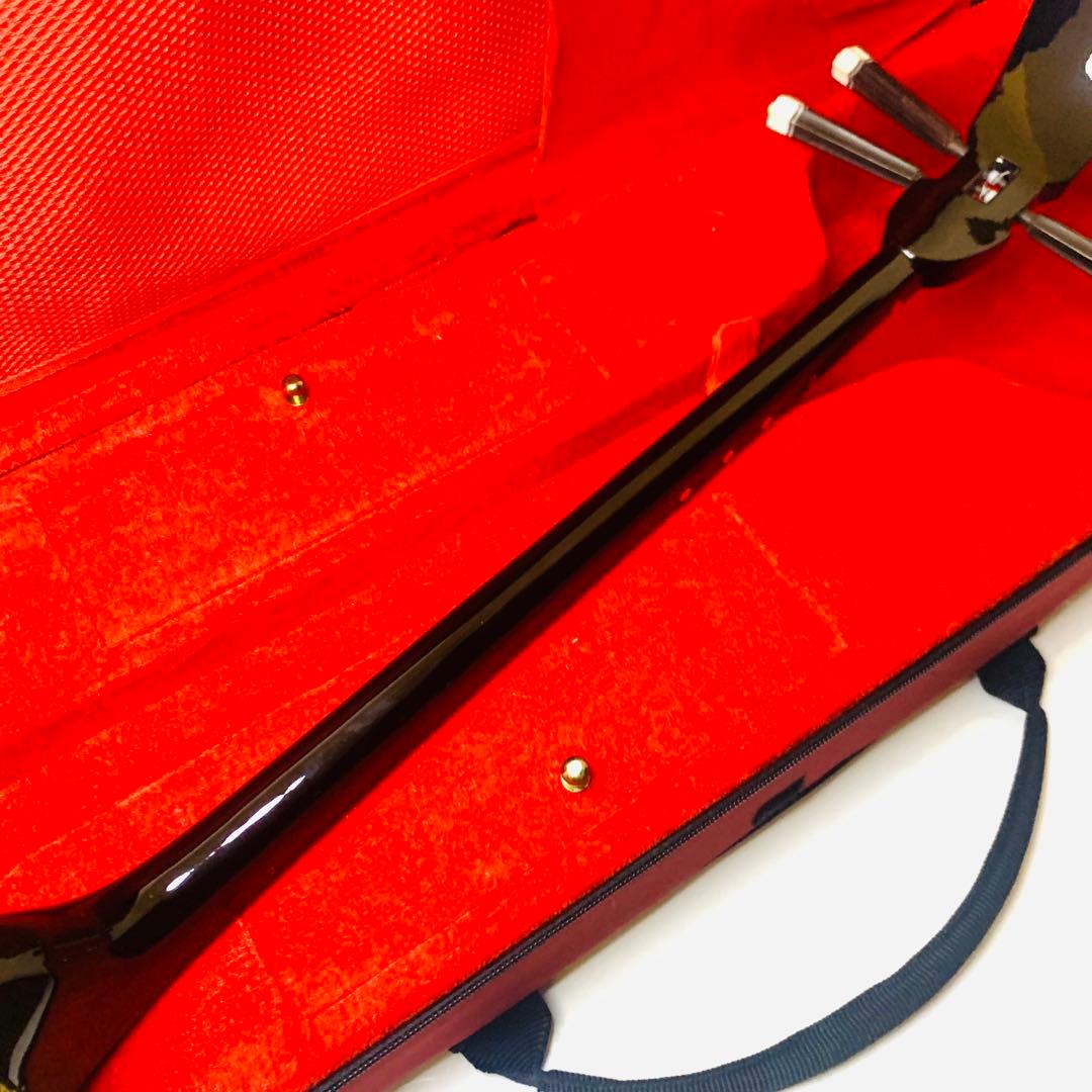 【美品】三線 沖縄 人工皮 蛇革 蛇皮 ハードケース付 初心者向け 和楽器