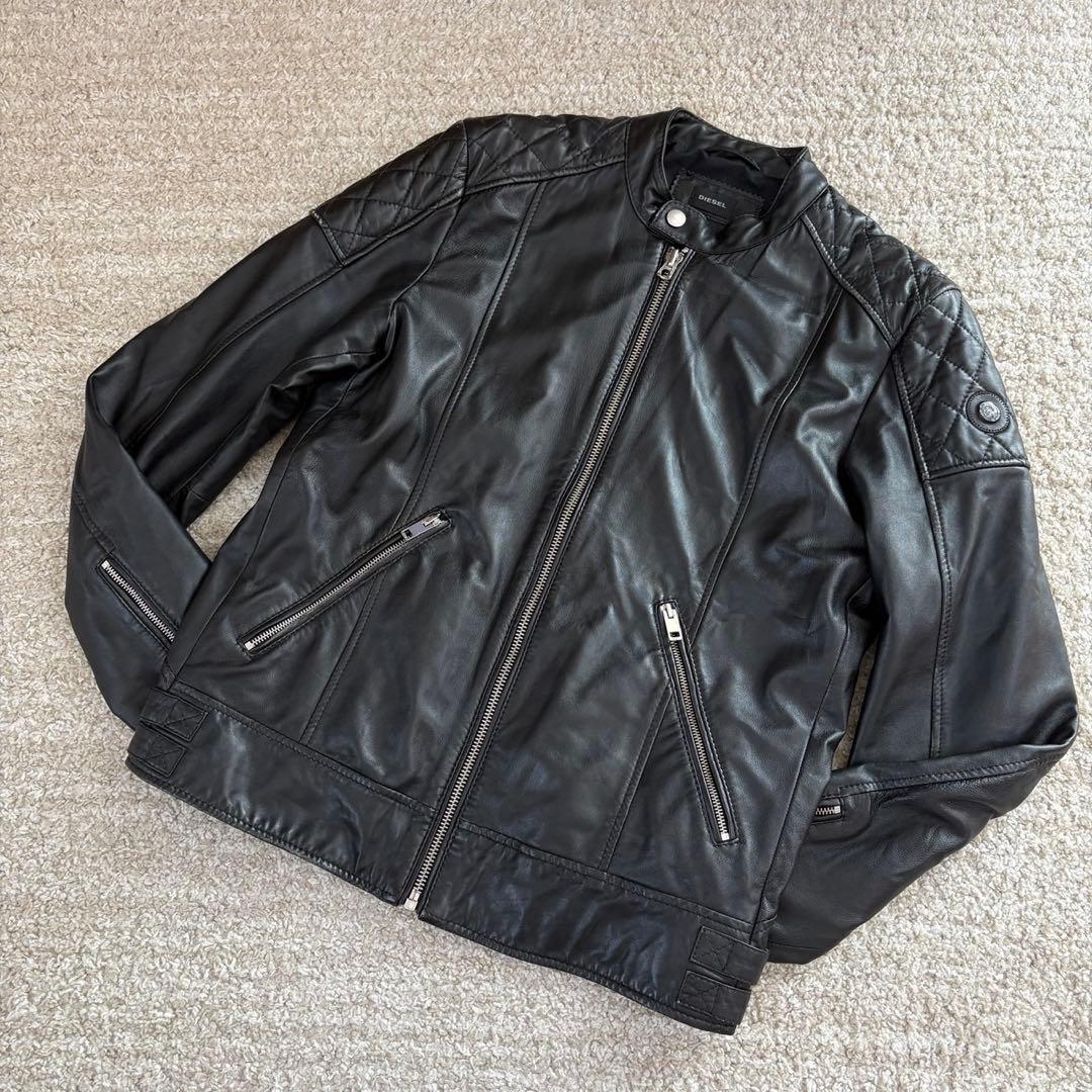 DIESEL ディーゼル　レザージャケット　ライダース　羊革100％
