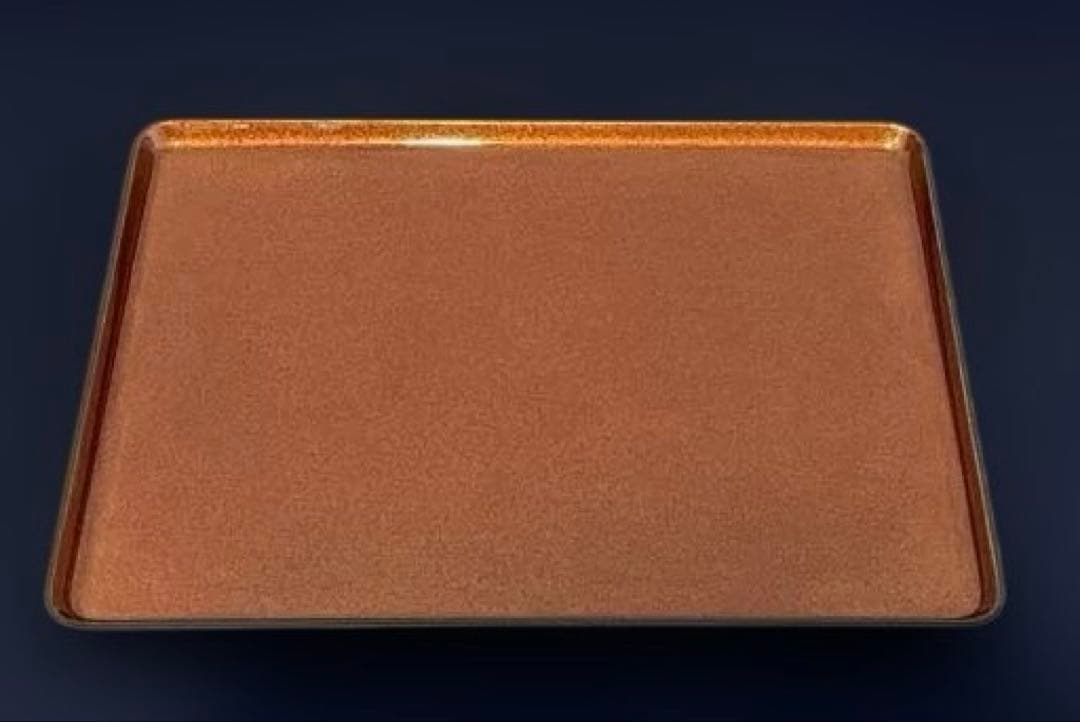 輪島塗　角藤漆器店謹製　梨子地　卓上膳　6枚セット　共箱　茶道具 　お盆送料無料