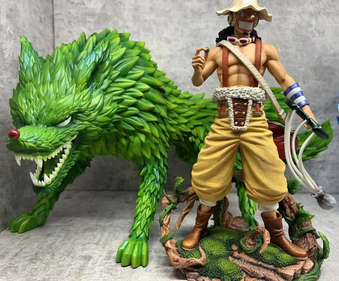 ワンピース ウソップ 衝撃狼草 セット ガレージキット フィギュア