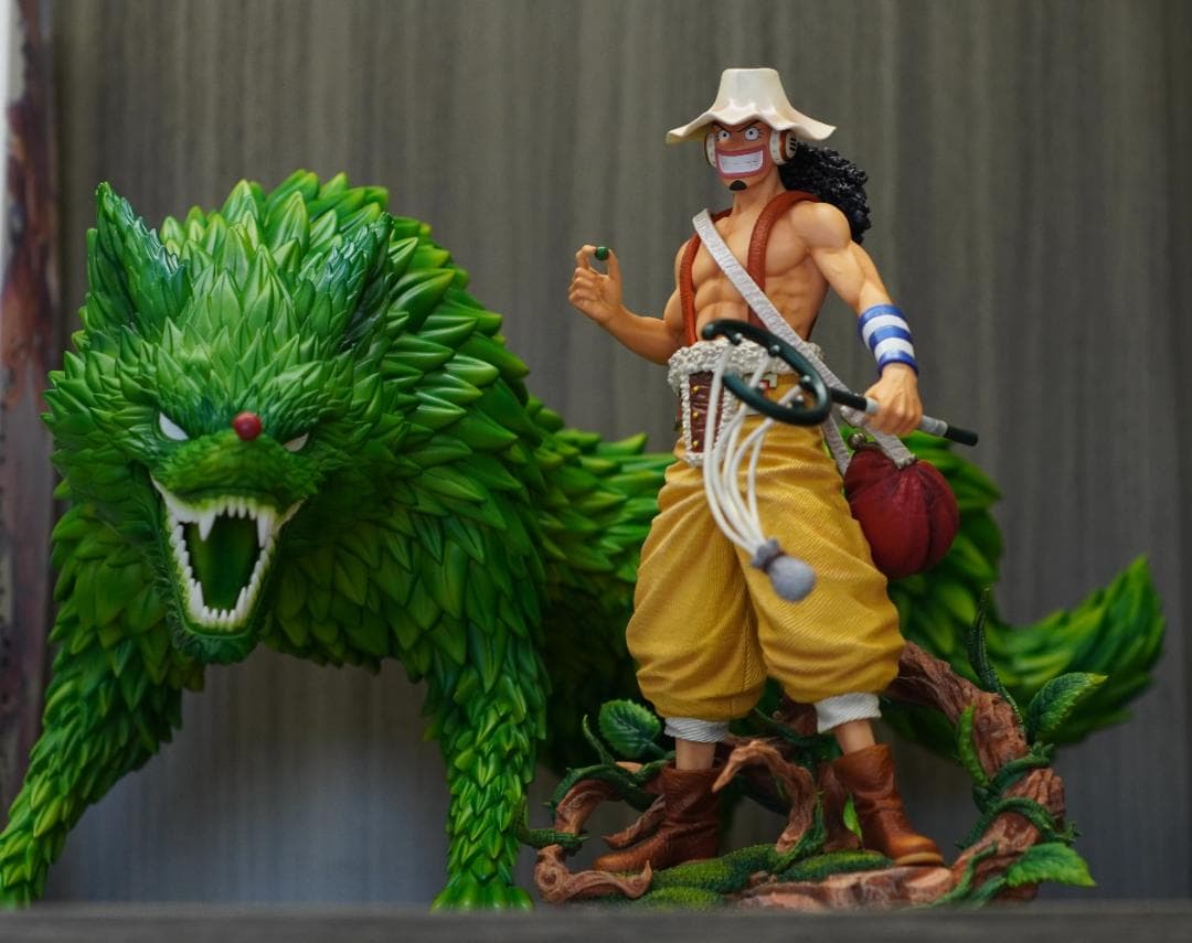 ワンピース ウソップ 衝撃狼草 セット ガレージキット フィギュア