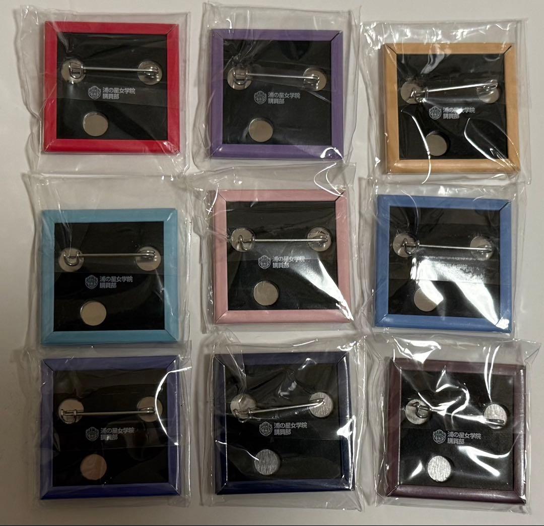 Aqours スクエア缶バッジ