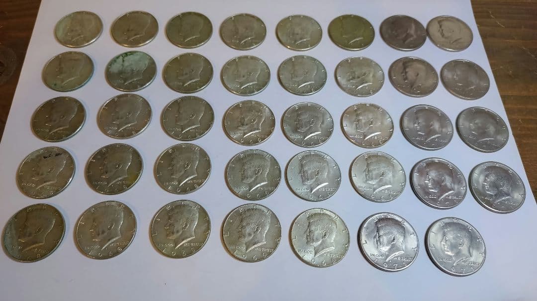 ケネディハーフダラー 39枚セット アメリカ硬貨
