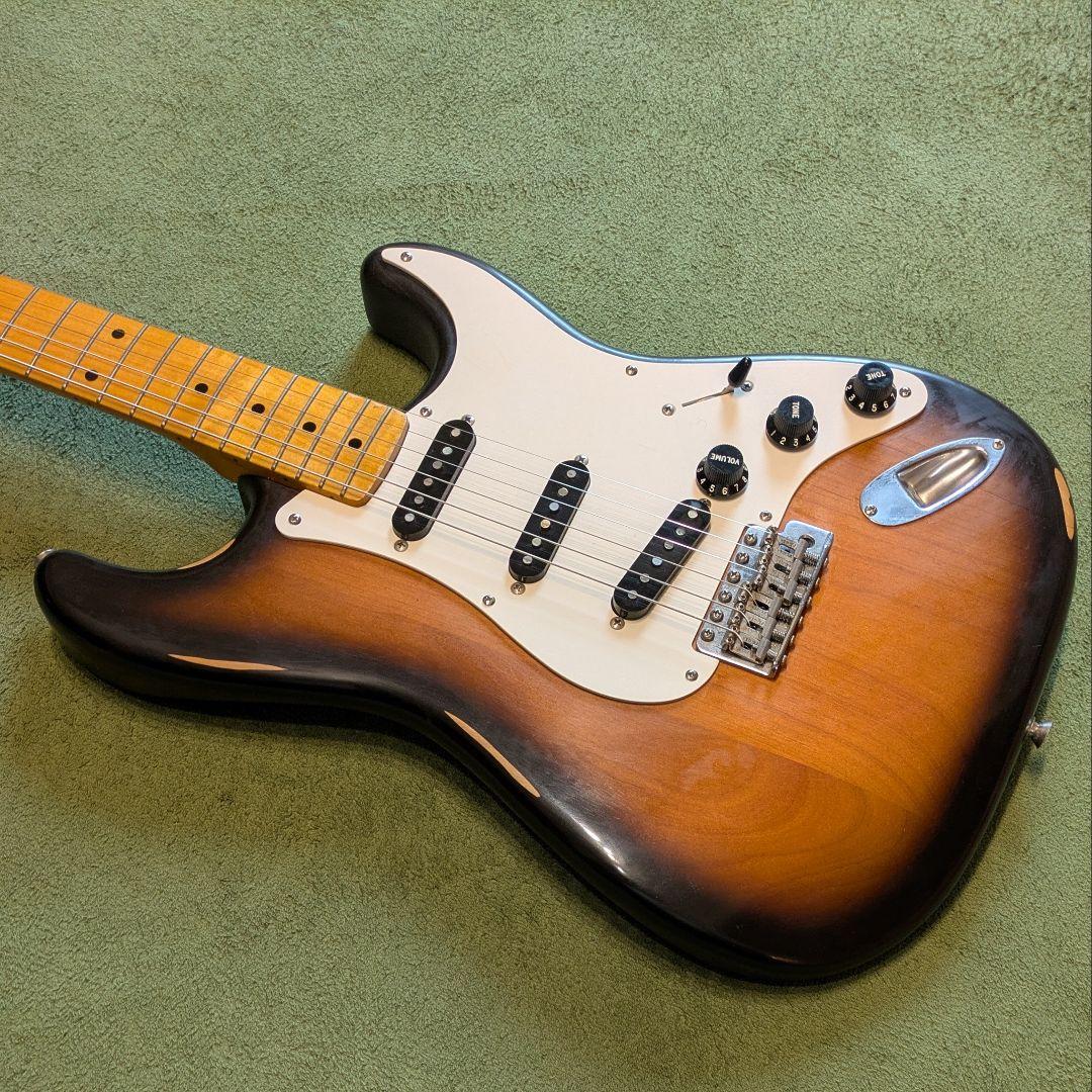 フェンダージャパン　フジゲン製　レリック加工　ダンカンピックアップssl