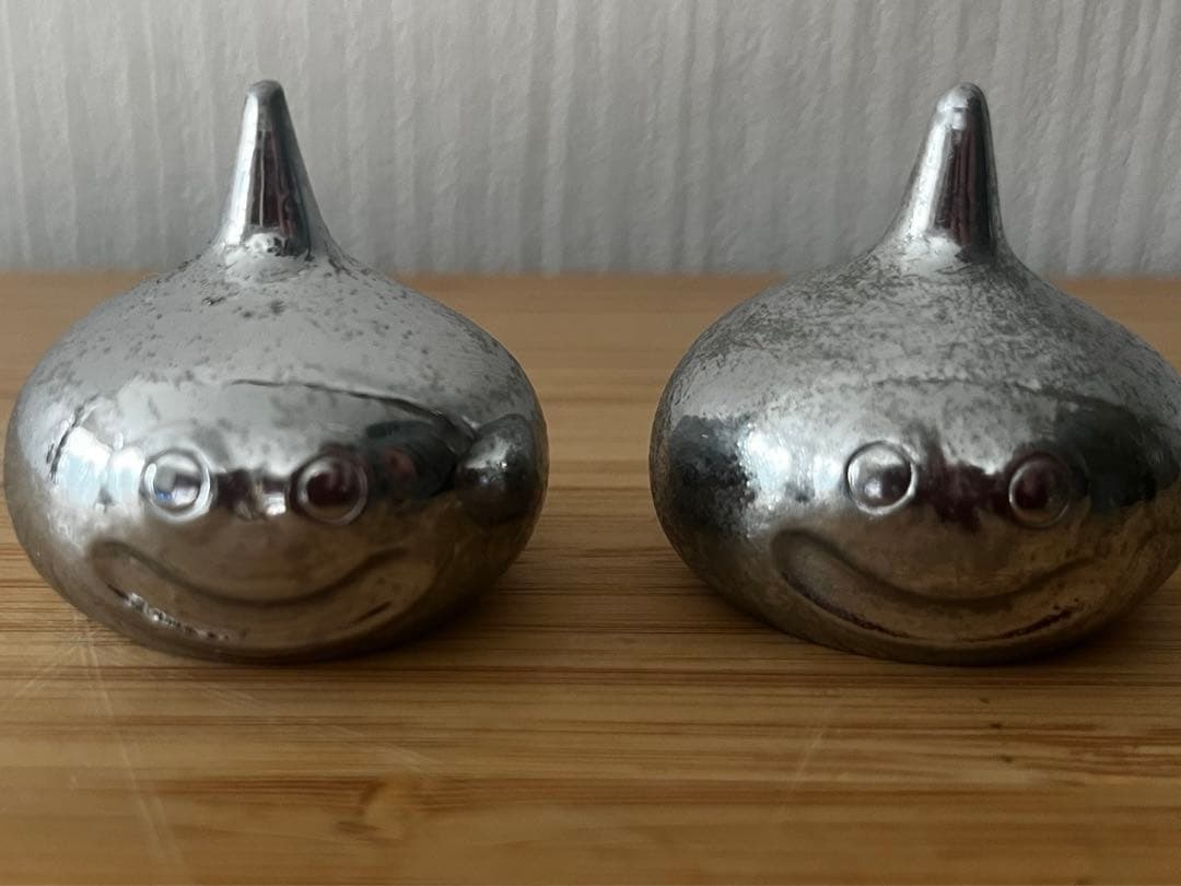 メタルスライム 文鎮 ペーパーウエイト 2個 エニックス