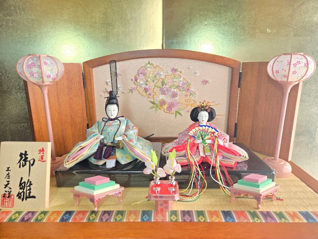 【一点限り】雛人形 収納飾り　3段 　D37