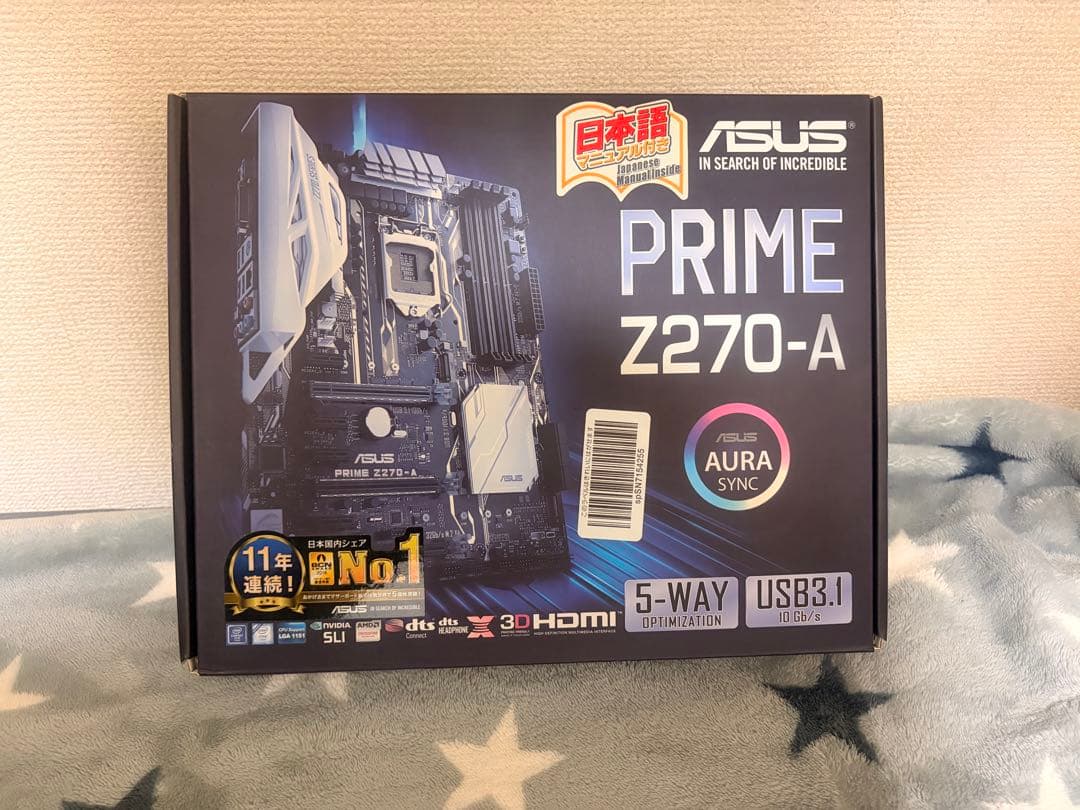 ASUSマザーボード LGA1151対応 PRIME Z270-A【新品】