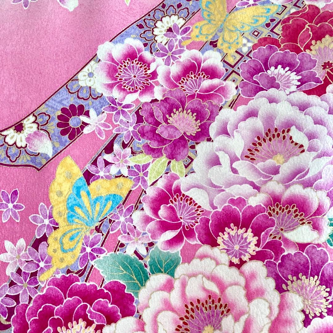 白 赤 ピンク 振袖4点セット‼️お振袖セット‼️TM NO121 フルセット