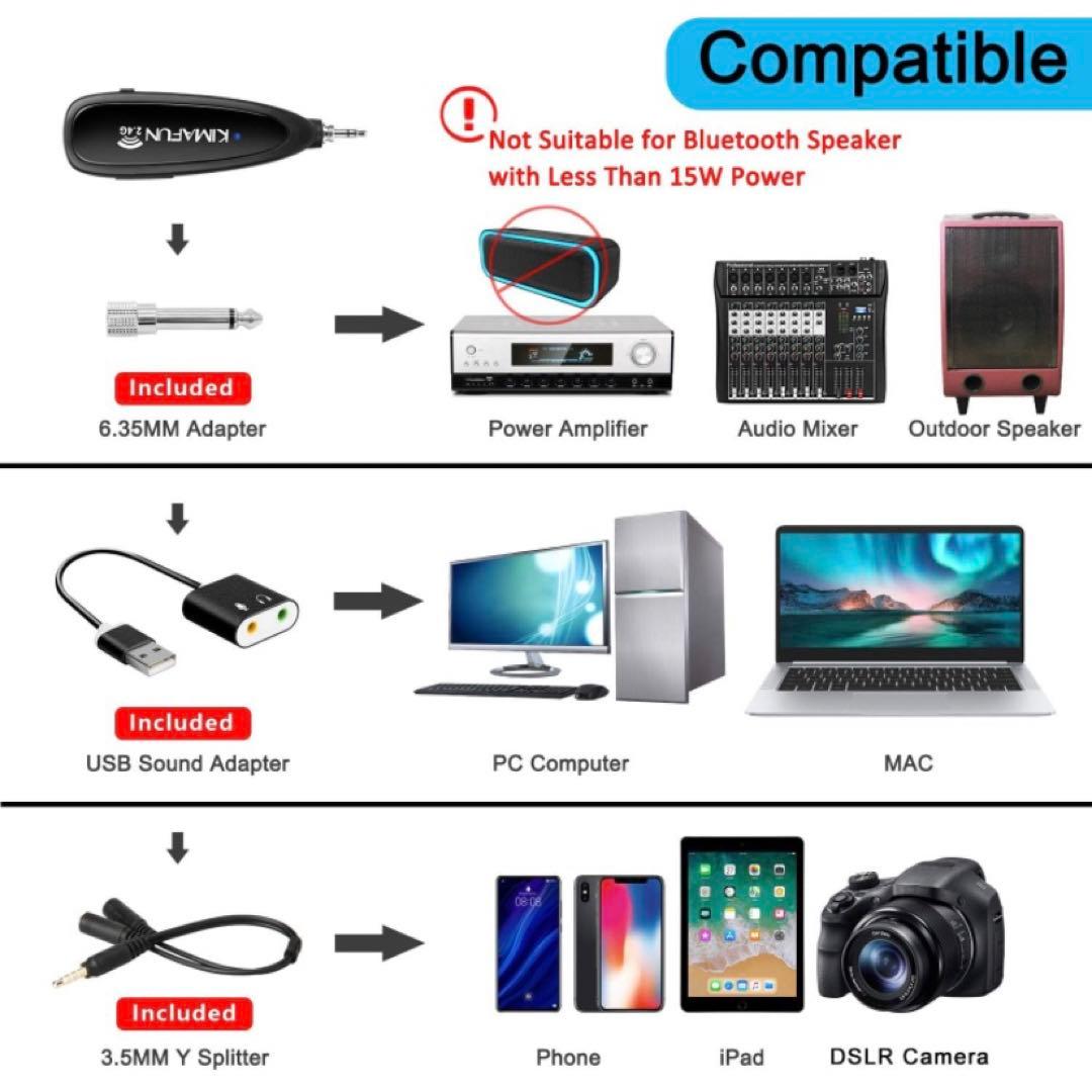 フィットネスワイヤレスマイク 無線 防水 30m