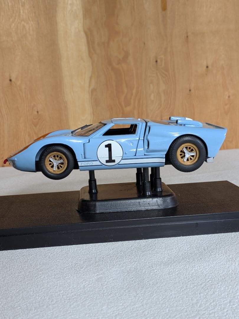 フォード GT40 ミニカー 水色/オレンジ