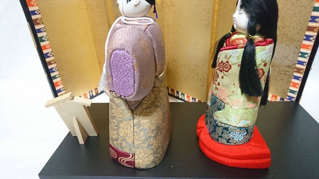 光月作 木目込人形 雛人形 ケースなし