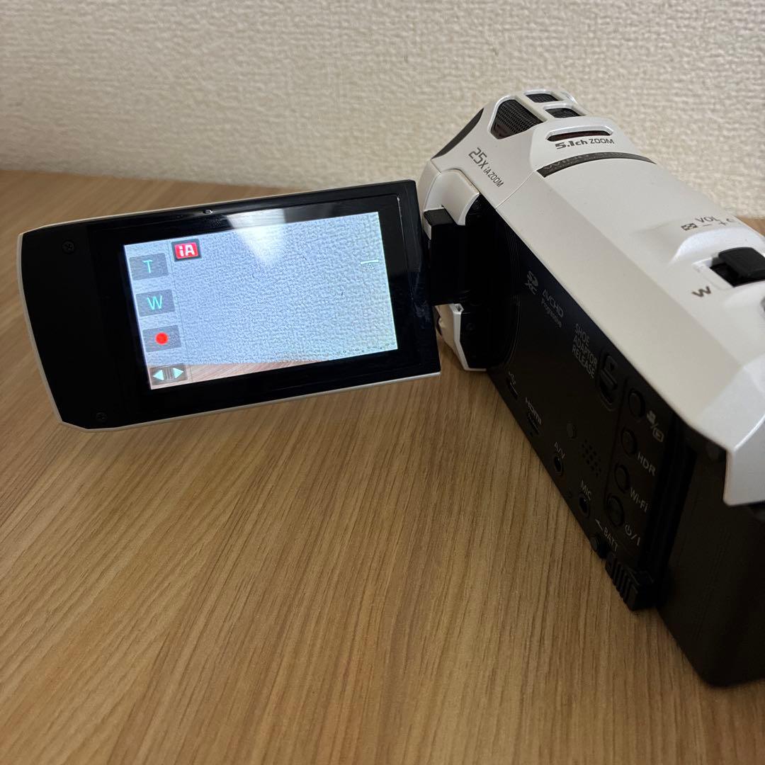 【動作良好】Panasonic 4Kビデオカメラ HC-VX980M ホワイト