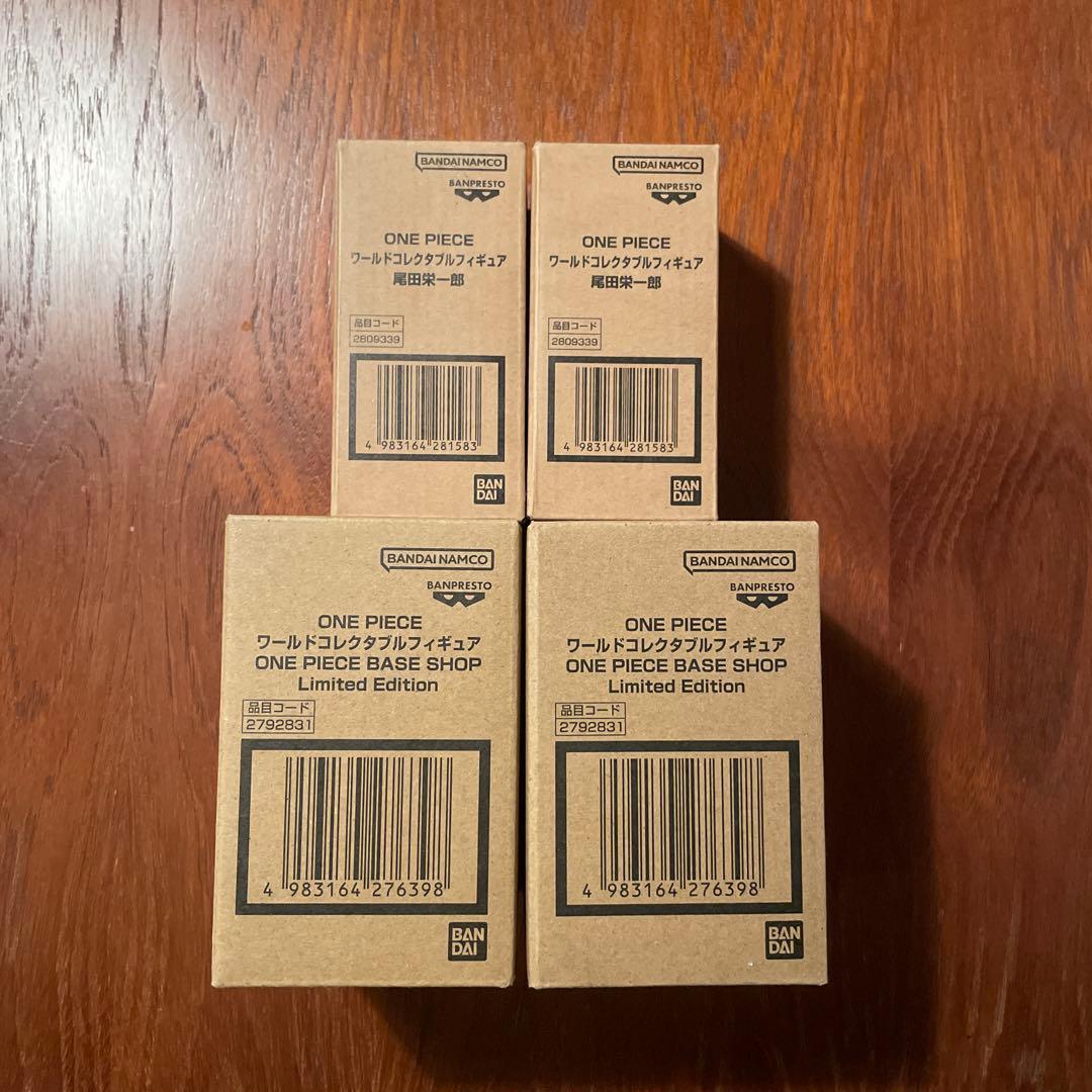 ONE PIECE BACE SHOP 限定　尾田栄一郎＆ルフィ　4点セット