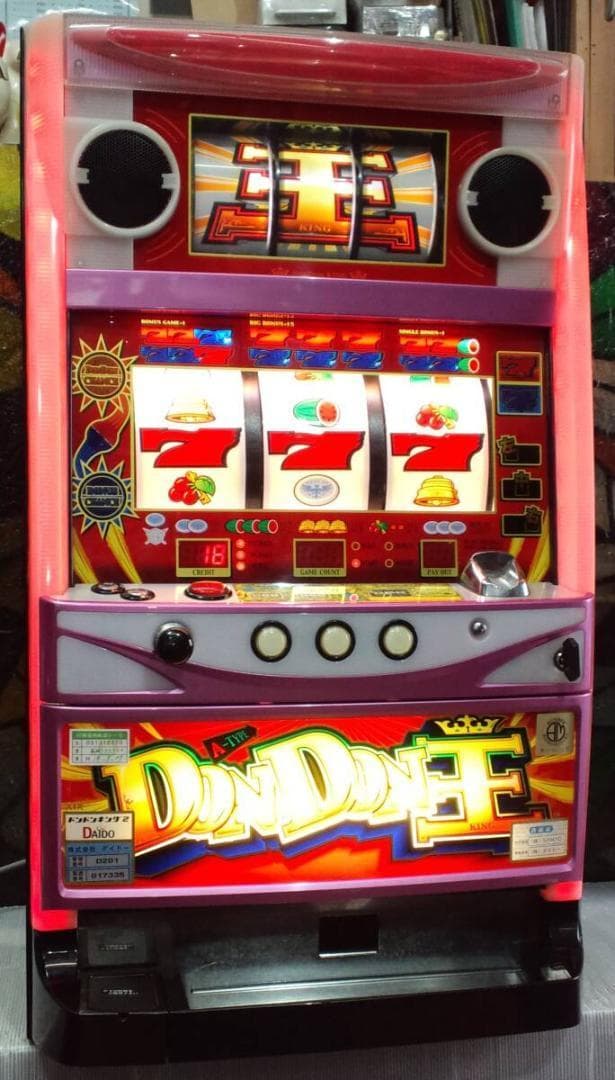 【パチスロ実機】ダイドー★ドンドンキング２【不要機付】４号機・レア・希少台