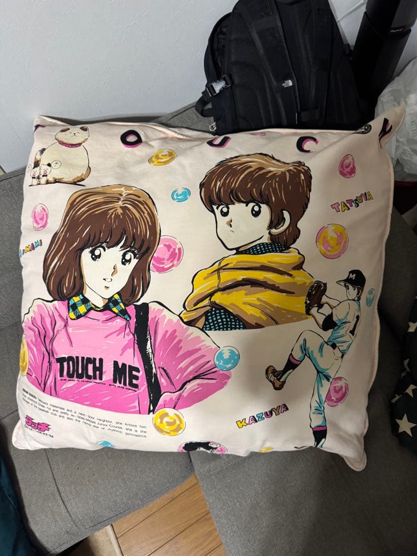 当時物/タッチ/特大クッション