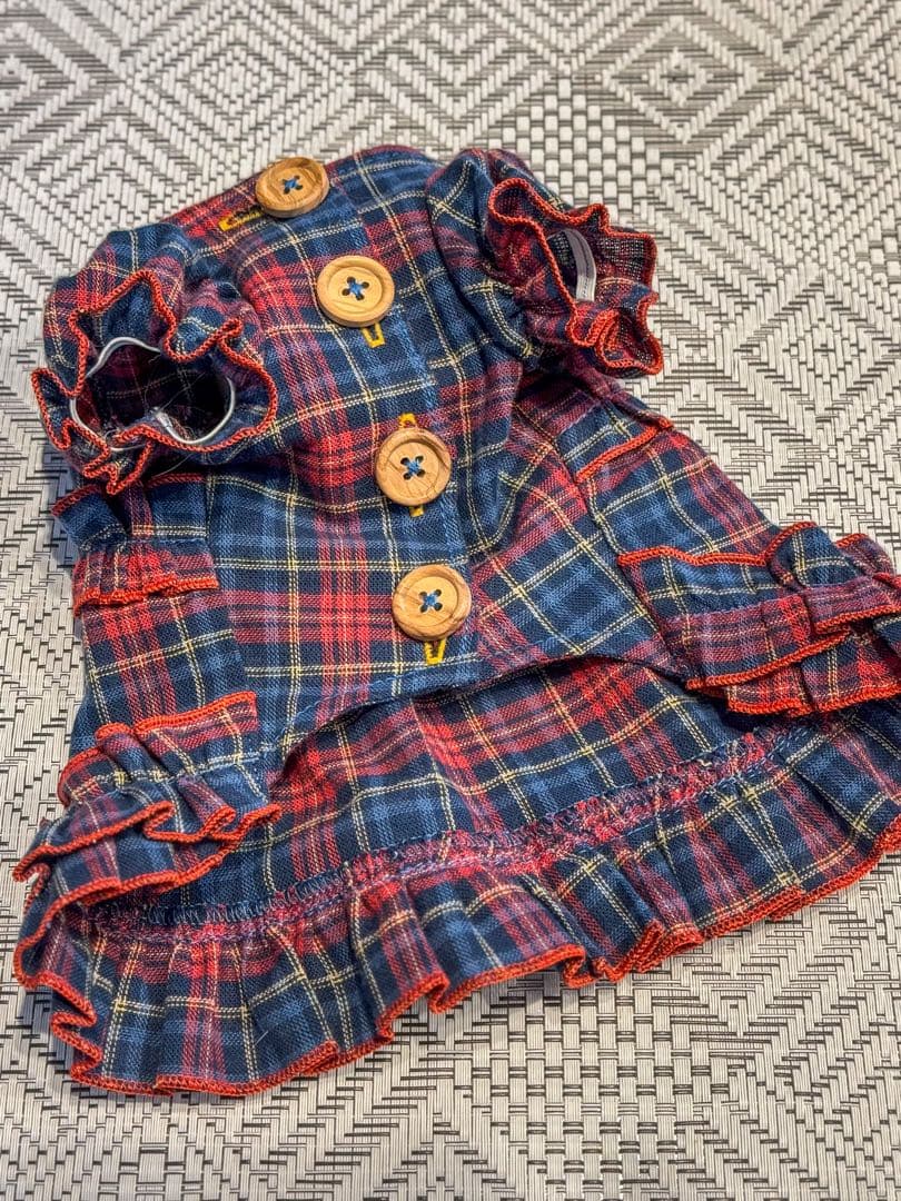 C'estlavee /Vintage Check onepiece 帽子セット