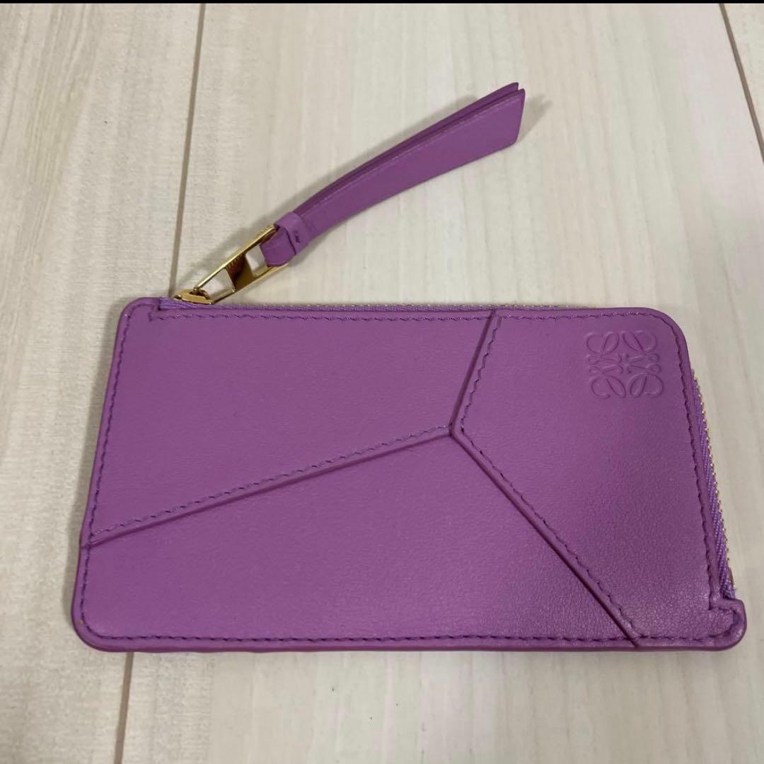 LOEWE パズル　カードホルダー　ロック ローズ　フラグメントケース