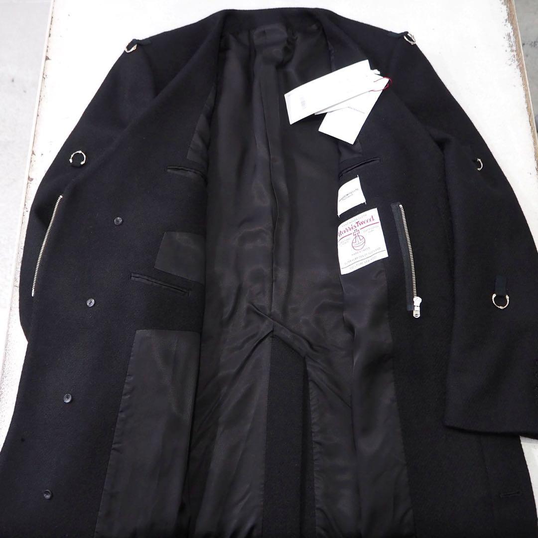新品 定価34万 タカヒロミヤシタ ザ ソロイスト ハリスツイード ロングコート