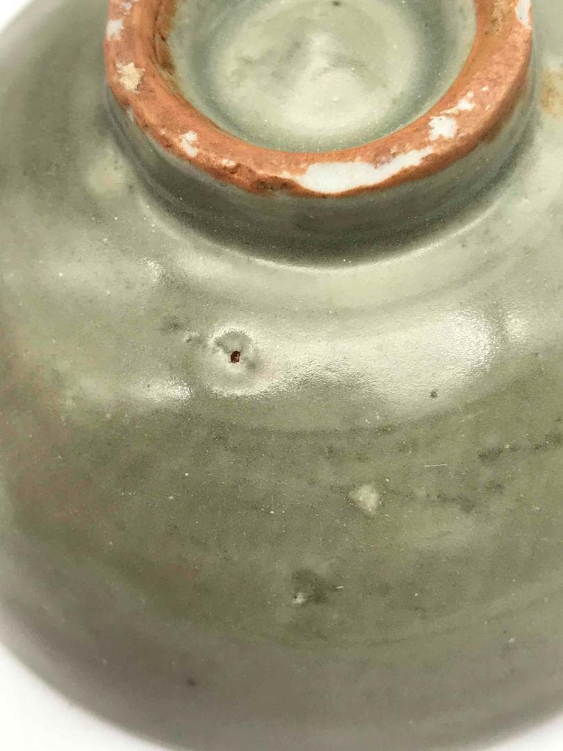 南宋時代　青磁　龍泉窯貼花碗 【旧家蔵出し】 希少貴重　鉢　茶碗(F-18)