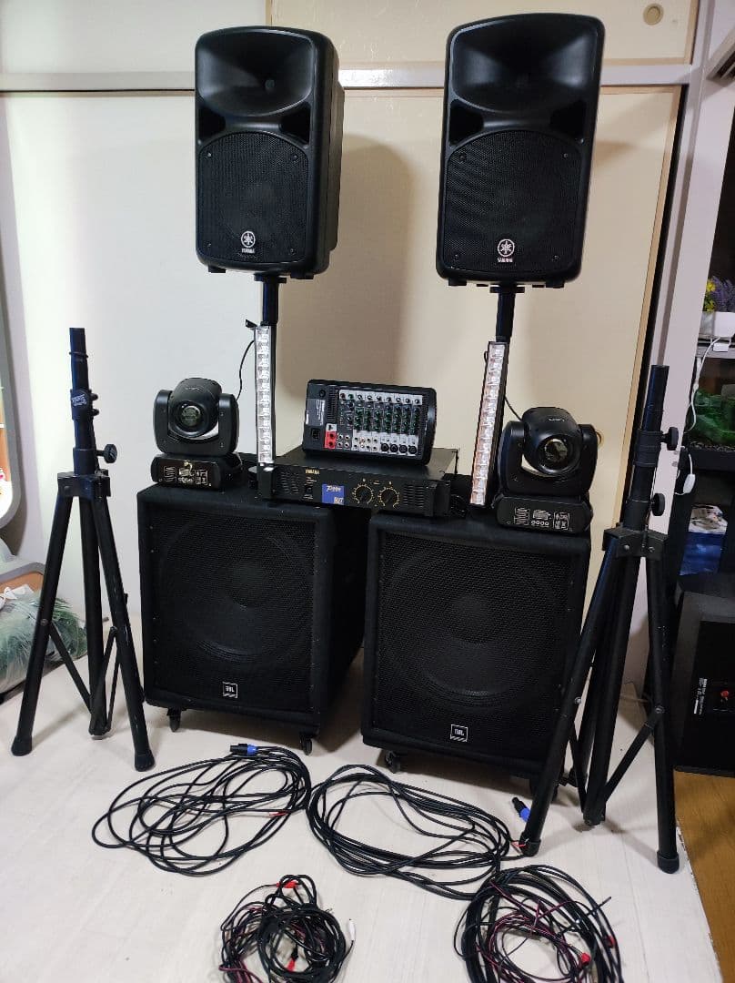 完全なサウンドシステムを販売します。