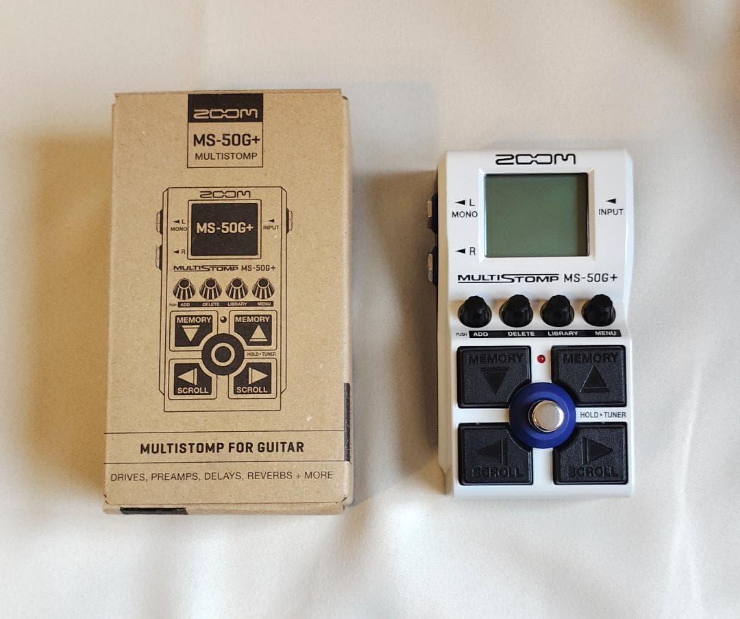 【ほぼ新品状態】ZOOM MS-50G+ 【+500円でアダプタ付属】