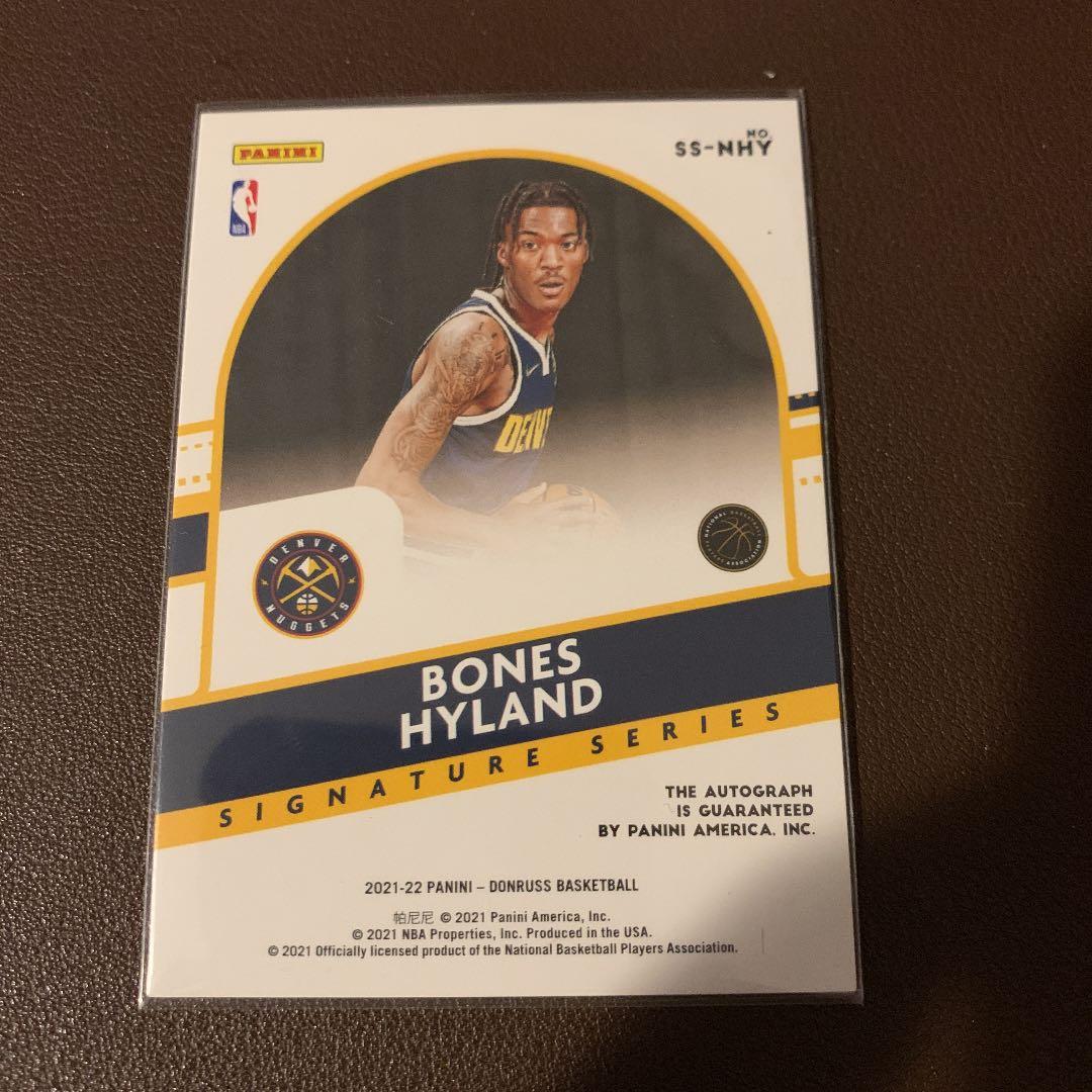 NBA DONRUSS Bones Hyland RC サインカード