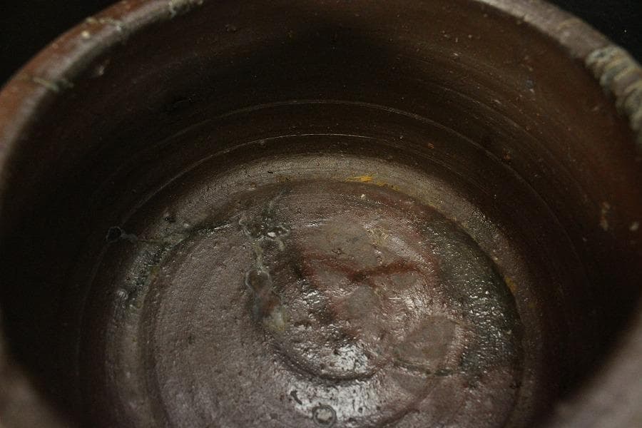 茶道具 備前 建水 共箱 未使用(A561)