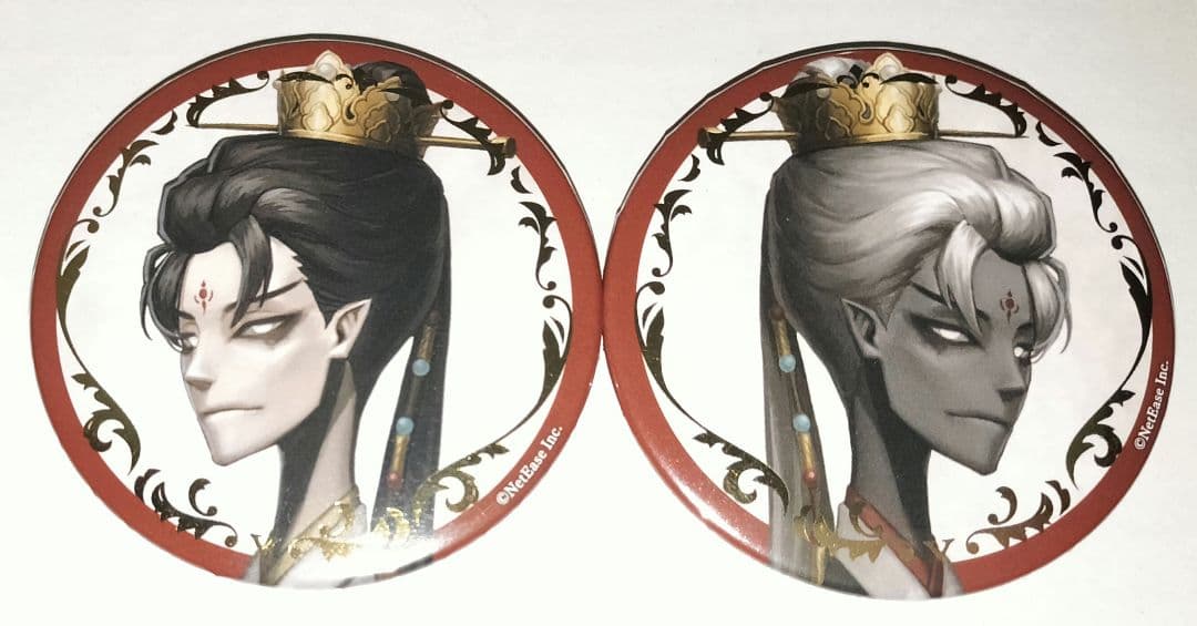 IdentityV 第五人格 白黒無常 缶バッジ セット UR衣装