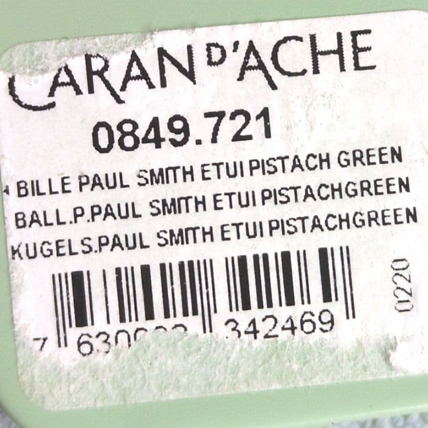 カランダッシュ ポールスミス 849 限定コラボ 専用ケース付 Green