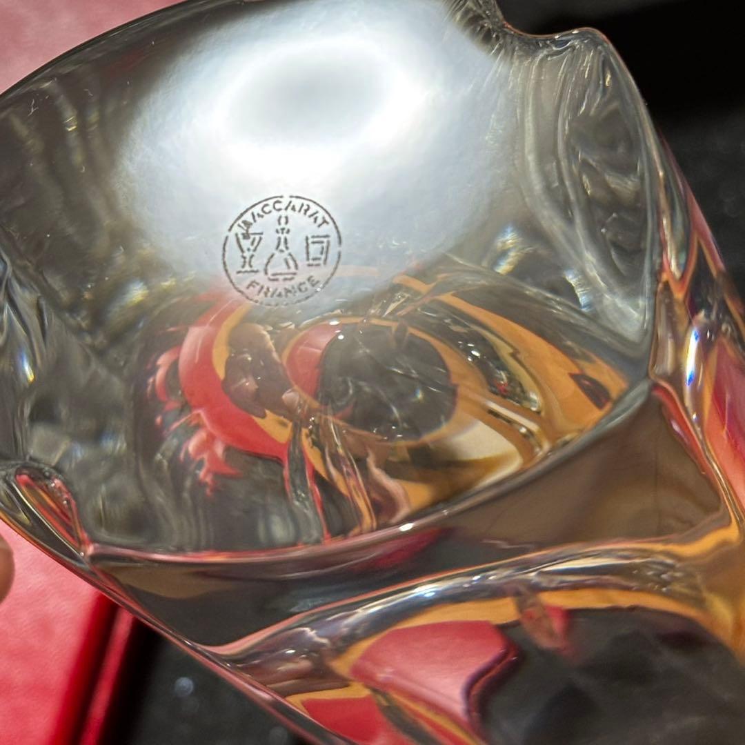 未使用 Baccarat バカラ リゴット 花瓶 花びん フラワーベース 箱入