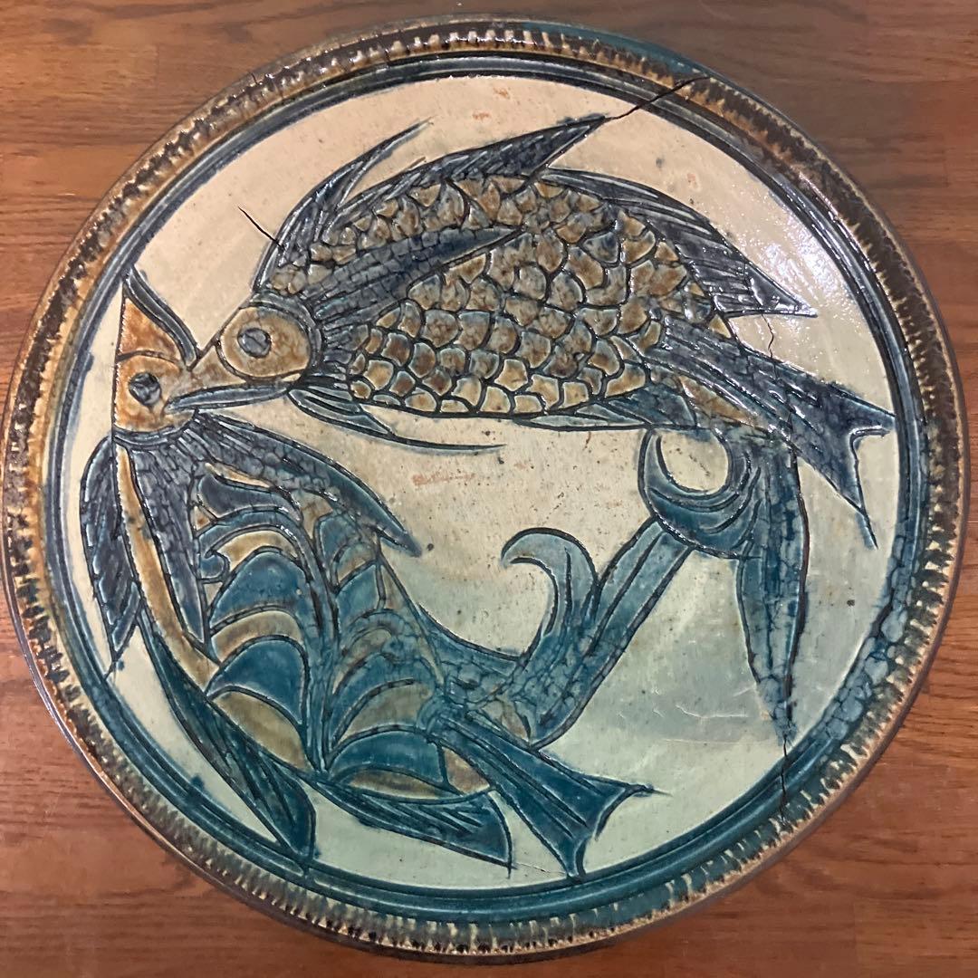 人間国宝　金城次郎　大皿